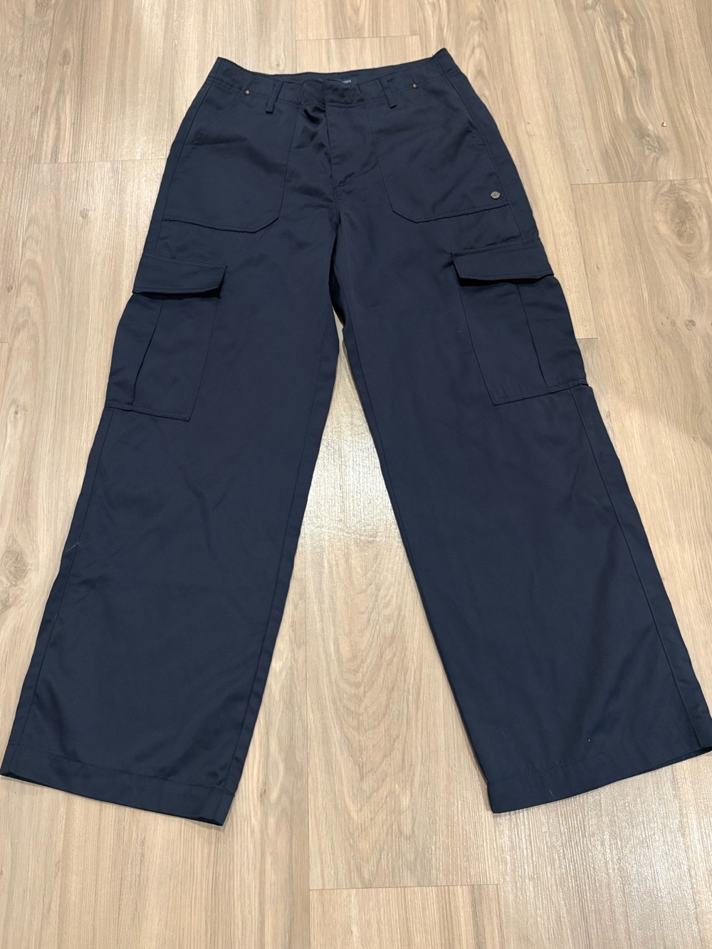 Tommy Hilfiger Navy Cargo Pants with Utility Pockets